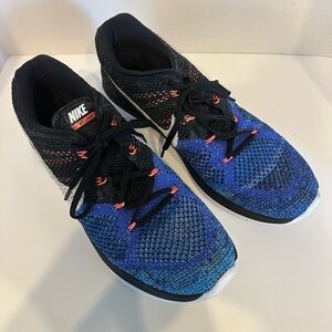 Size 11.5 - Nike Flyknit Lunar 3 Black Persian Violet